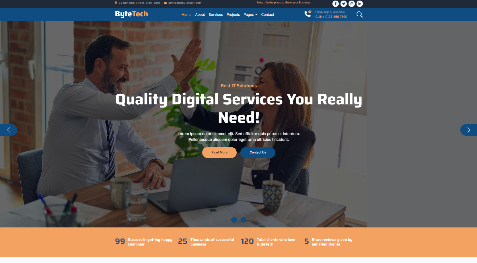 Company Profile with Slideshow