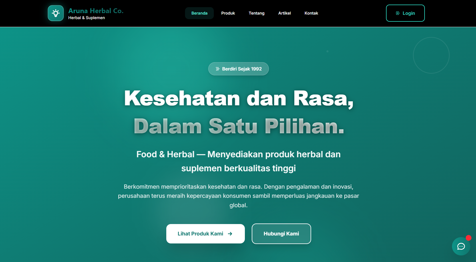 Company Profile with Product Management